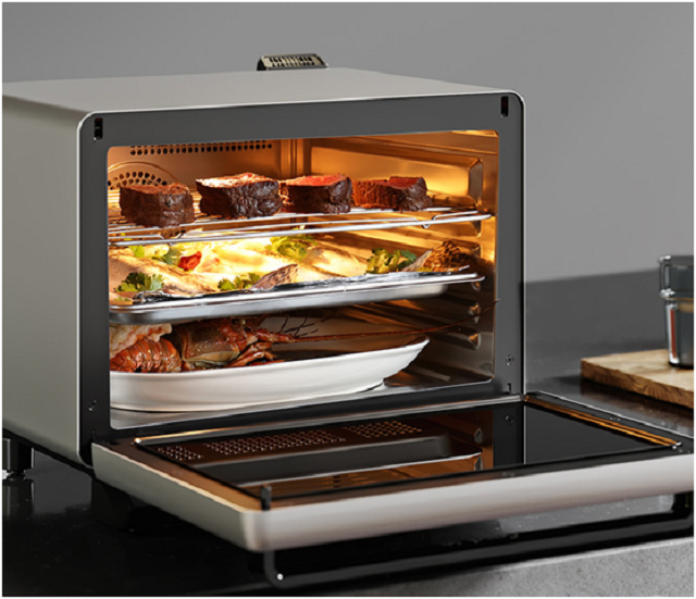 强推！带烧烤转叉的台式蒸烤箱——凯度r8，美食达人的厨房都有一台 02.png